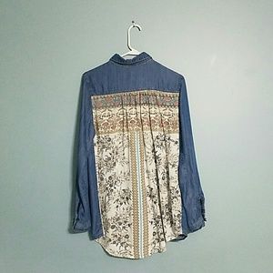 Hint of Mint Chambray